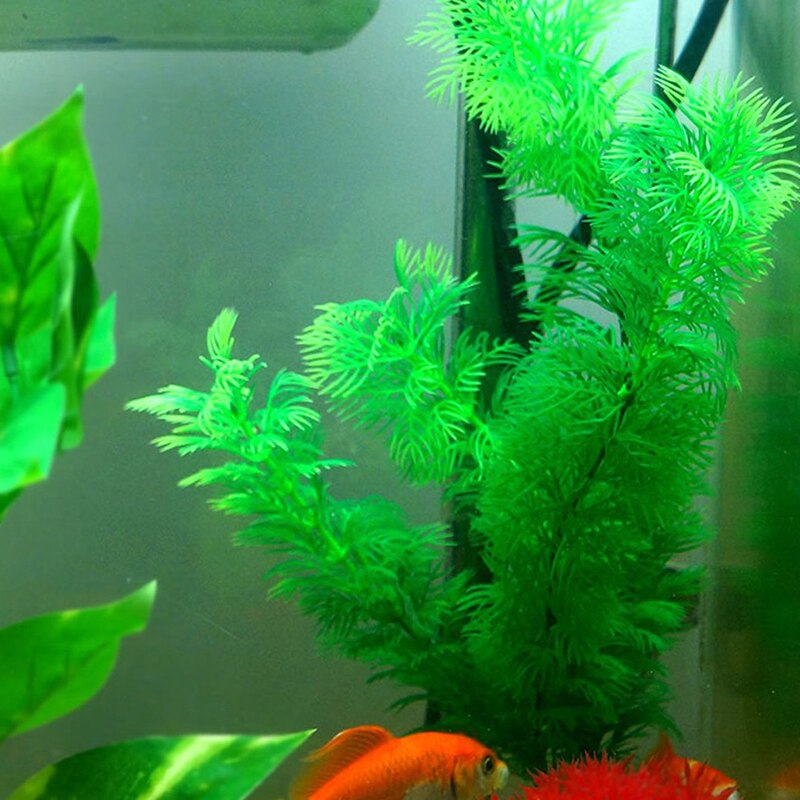thumbnail image 2 of AquariumH2o Dark Green Full Leaf Plastic Aquarium Plant – 19-20 Inches (50-52cm) 2 of 5