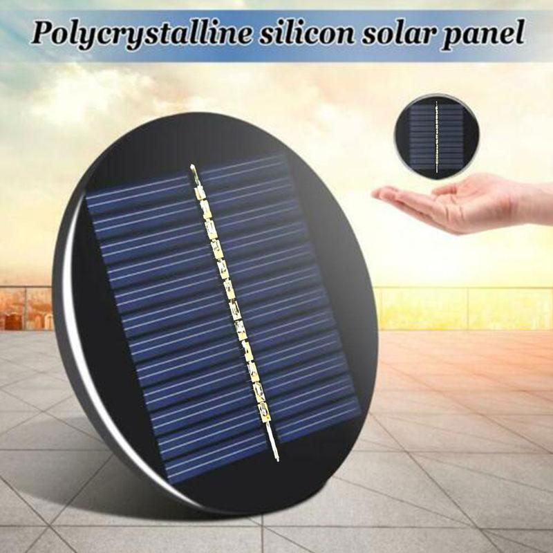 1 stk polykristallines silizium 6v solar rundklebebrett oplader solar system panel mini 80mm solar diy durchmesser batteri  e7 g 8