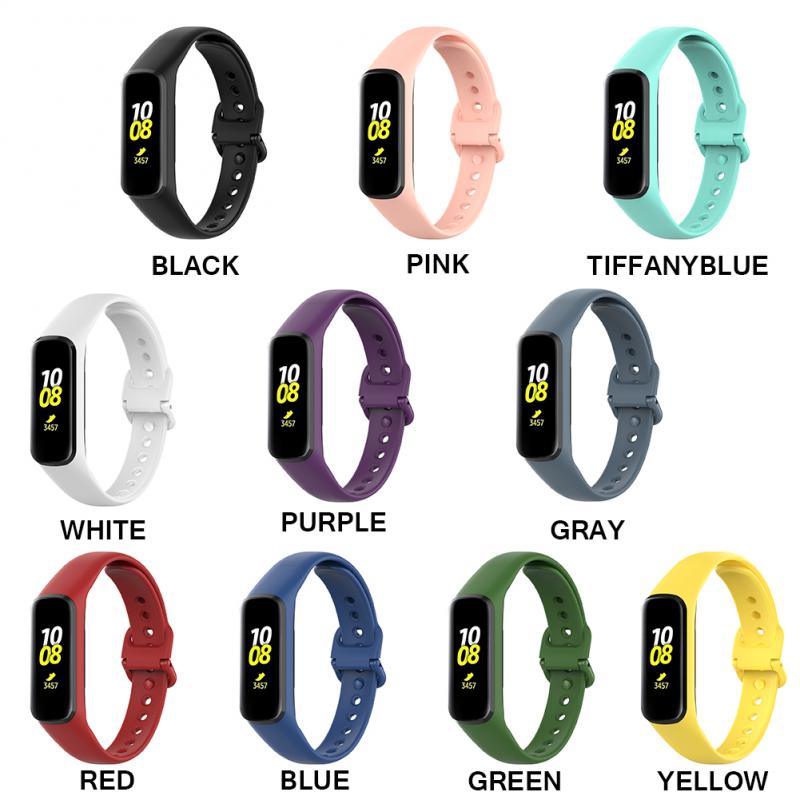 Cinturino di Vigilanza del Silicone Della Fascia di Polso per Samsung Galaxy Fit-e R375 Smart Watch Band Per La Misura E Inseguitore di Fitness wristband Accessori