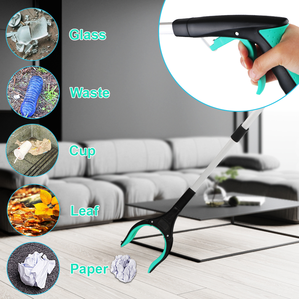 Handwerkzeuge zusammen klappbare Müll greifer Aufnahme werkzeuge multifunktion ale tragbare Greifer Extender Wurf Reacher Pickers faltbar