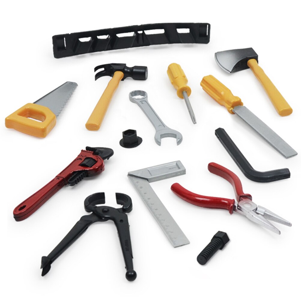 14 Pieces Of Children'S Simulation Repair Tools Toys Play House Family Power Supply Maintenance Disassembly Tools Toy Set