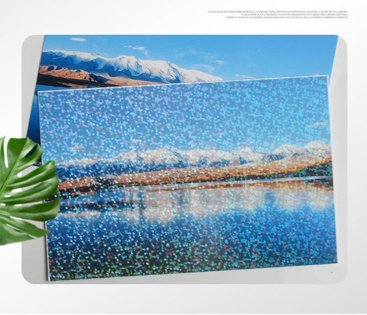 Plakband Terug Koud Lamineren Op Papier Plastic 50 Vellen 105X165Mm Diy Pakket Kleur Kaart Foto Lamineren film