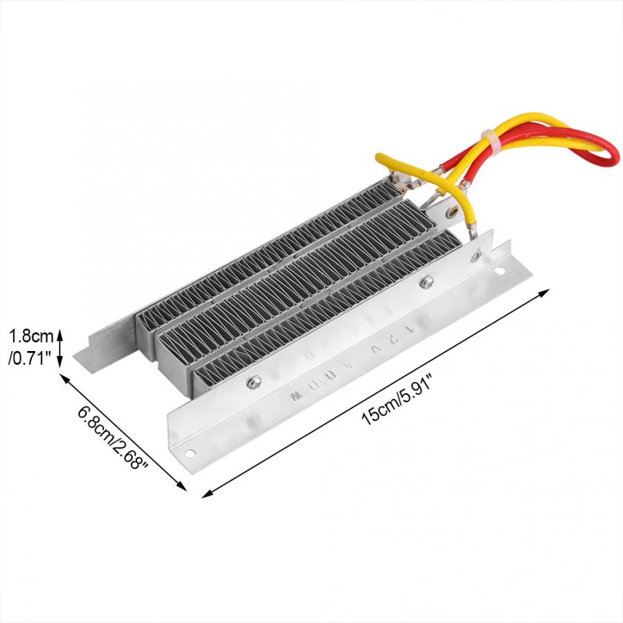12v 400w keraaminen sähkölämmitin termostaattinen eristys ptc-lämmitystyökalut