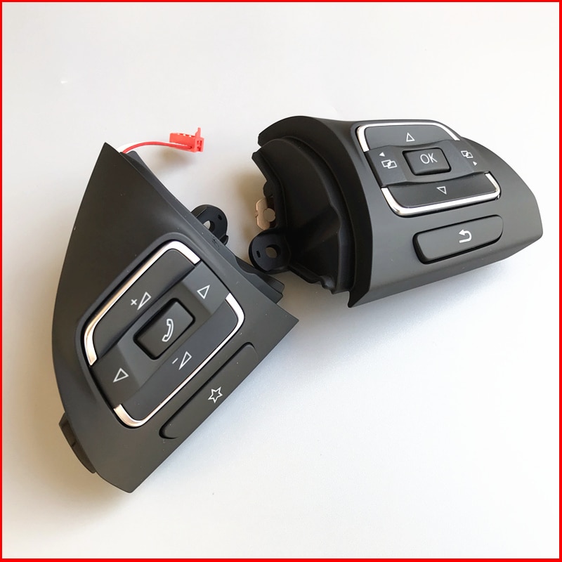 1PCS lenkrad Multifunktions Taste 5C0 959 537 EINE 538 Für VW Jetta MK6 VW Golf MK6 EOS Golf plus Tiguan Touran Amarok Caddy