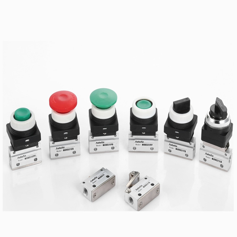 MOV321 MOV321R Schalter Pneumatische Mechanische Ventil 2 Position 3 Weg MOV321PPL MOV321PB MOV321EP MOV321TB