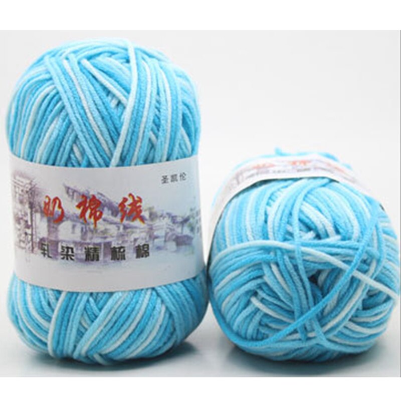 Baby Milk Cotton Yarn Crochet Hat For Knitting Wool Yarn Warm Chunky Yarn Children Hand Knitted Yarn Blanket Sweater: 9
