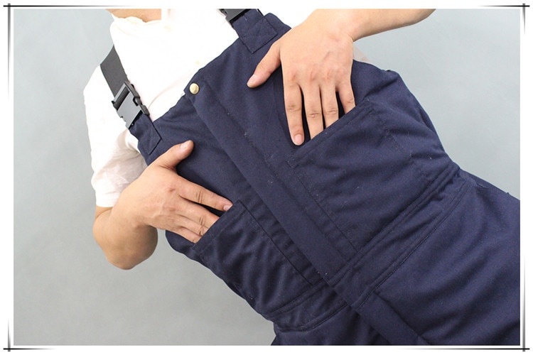 Monos gruesos de invierno para hombre, ropa de trabajo, uniformes resistentes al desgaste, a prueba de frío, para reparador de trabajadores