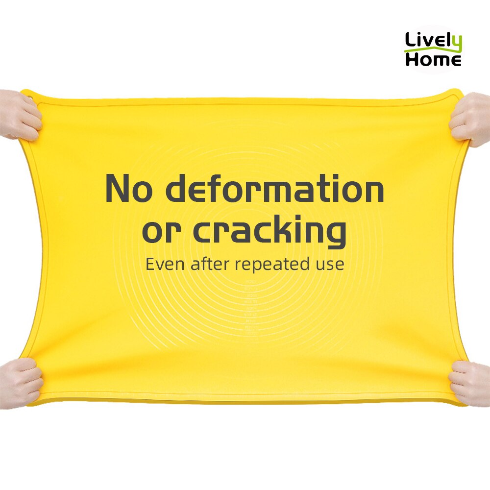 Tappetino per impastare in silicone ultra grande 80*60 tavole per pasticceria foglio antiaderente fuori misura trasparente strumento per pasticceria da cucina