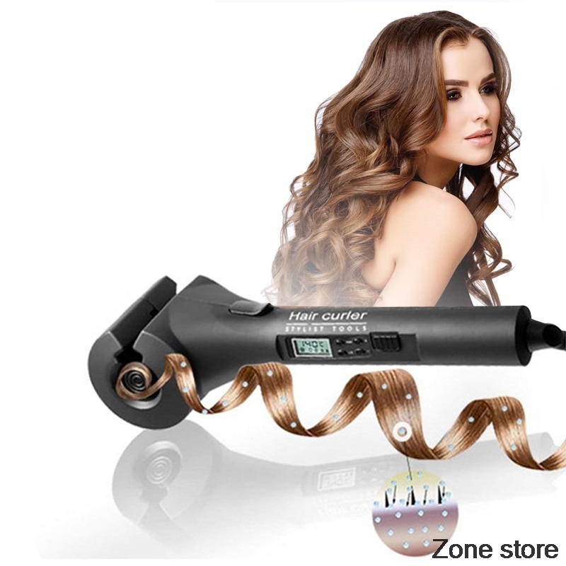 Lcd Automatische Haar Krultang Magic Krultang Vrouwen Wave Hair Styling Tools Keramische Verwarming Anti-Perm Curl Styler voor Lady