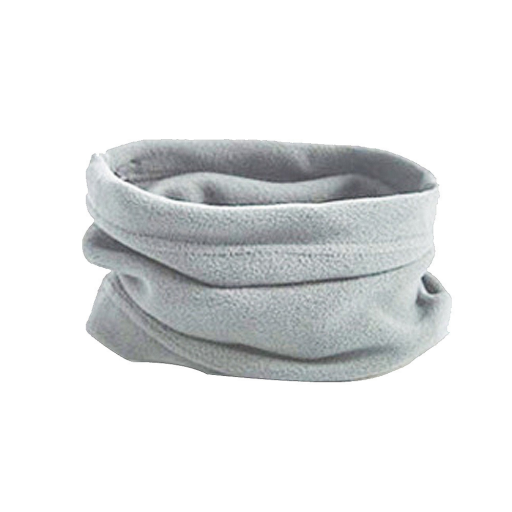 Miehet naiset unisex polar fleece snood hattu kaulanlämmitin kasvonaamio lippis lämmin talvinen konepelti huivi monitoimihuivi: Harmaa