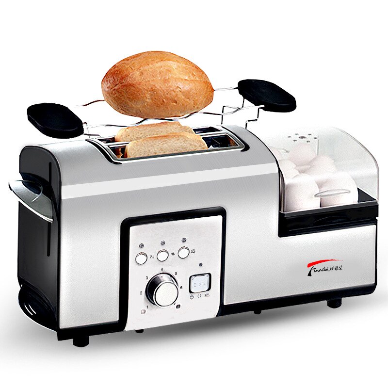 Toaster Breakfast toaster steaming and boiling Multifunctional stainless steel Steam egg Machine 220V 1PC