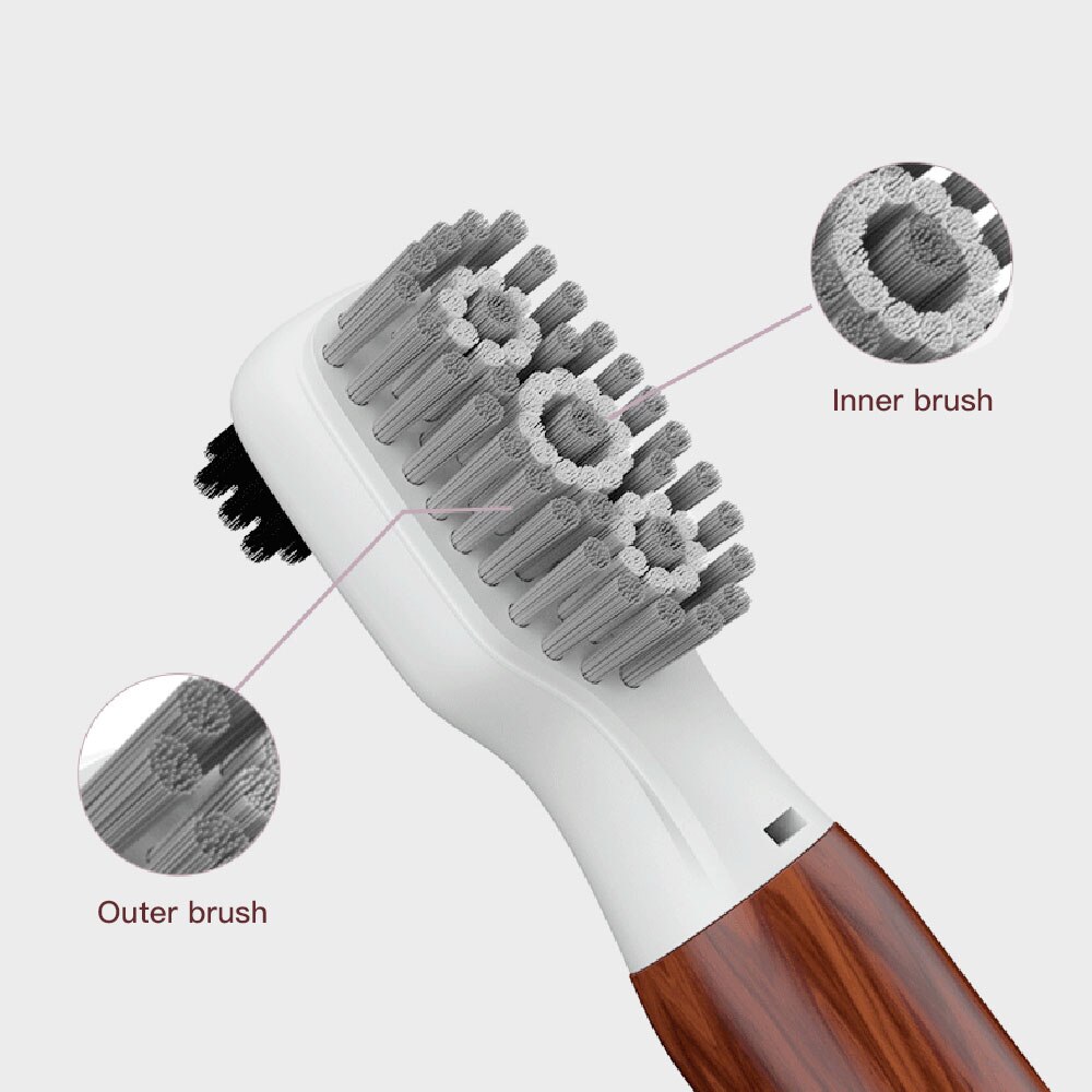 Portable Electric Shoe Brush USB Charged Cleaning Brush For Boot Shoes Shape Shoe Cleaner Boot Leather Shoes Cleaner