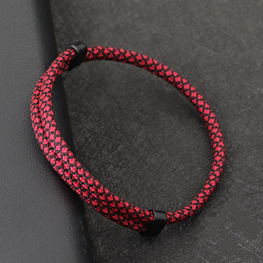 Etnische Verstelbare Armband Koord Een Paracord Brasplet Unisex Zomer Strand Vrijetijdsaccessoires Wens Stof Braclet Pulseria: Licht Geel Goud Kleur