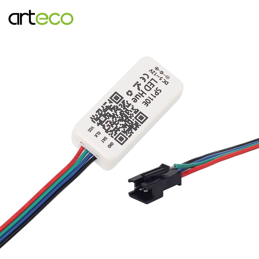 WS2811 WS2812B SP110E Bluetooth Controlador Led para Digital pixel accesible de tira de Led de WS2801 SK6812 TM1804