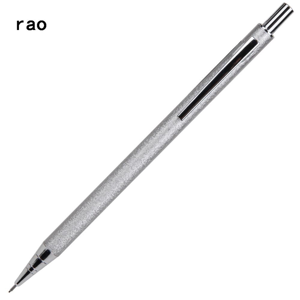 Luksus 709 metal mekanisk blyant kontor skole glat skrift skitse tegne penne kunst automatisk blyant: C