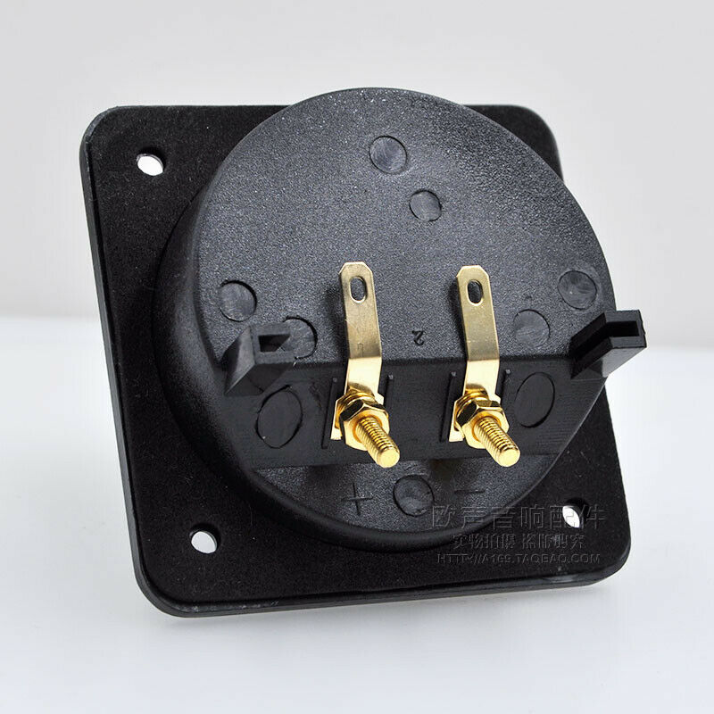 Two inner circle outer square speaker junction box DIY speaker HIFI audio access