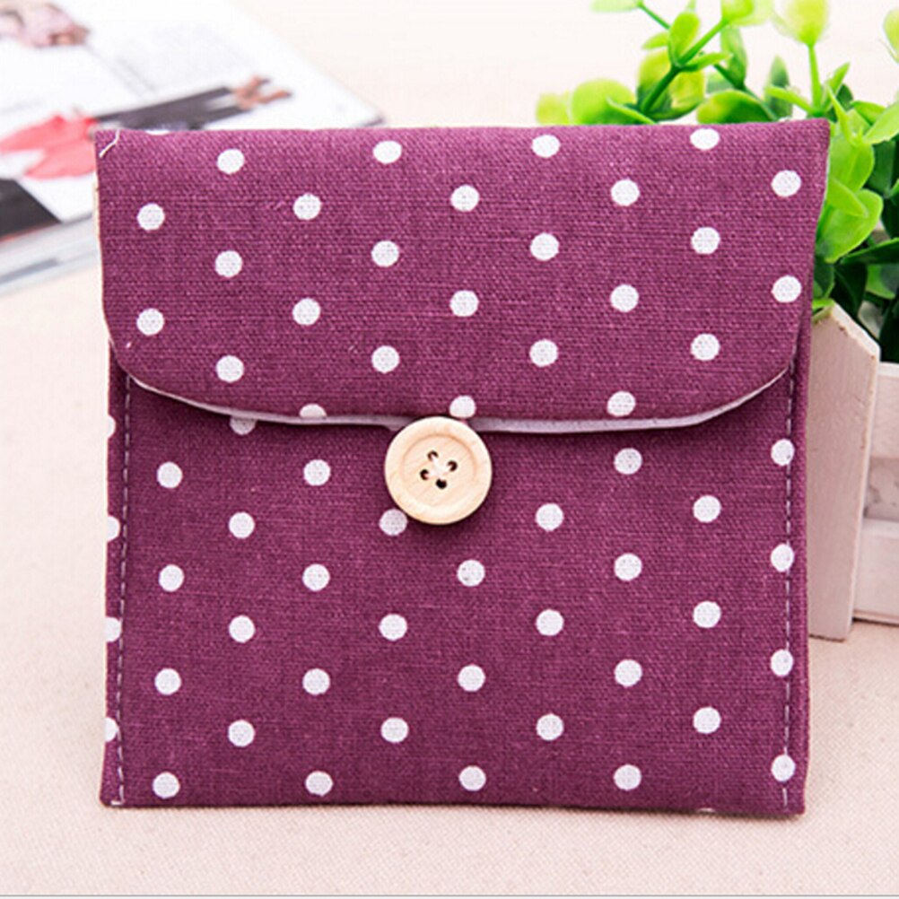 1 Pza de para la higiene femenina Paquete de compresas sanitarias para niñas estuche para niñas bolsa de almacenamiento pequeño: Purple