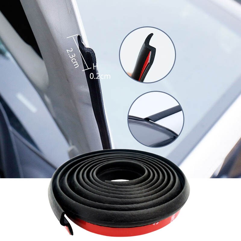 Z-vormige autodeurafdichting epdm universele geluidsisolatie tochtstrip afdichting rubberen strip afwerking auto afdichtingen externe auto accessoire