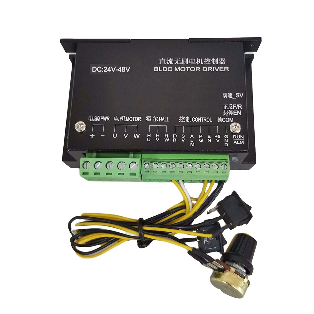 Dc Borstelloze Motor Driver Controller Met Mach3 Voor 12-48V Dc 10A 50W-500W Dc borstelloze Motor Driver Xinhuangduo