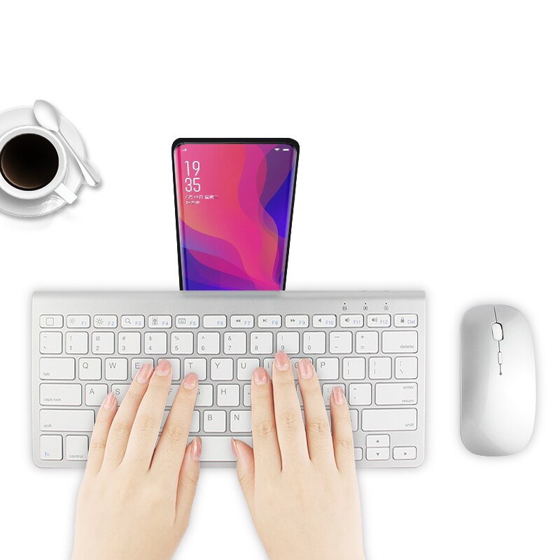 Wireless Keyboard and Mouse for iMac Pro Computer Keyboard for Macbook Air/Pro 12/13.3/15 Russian