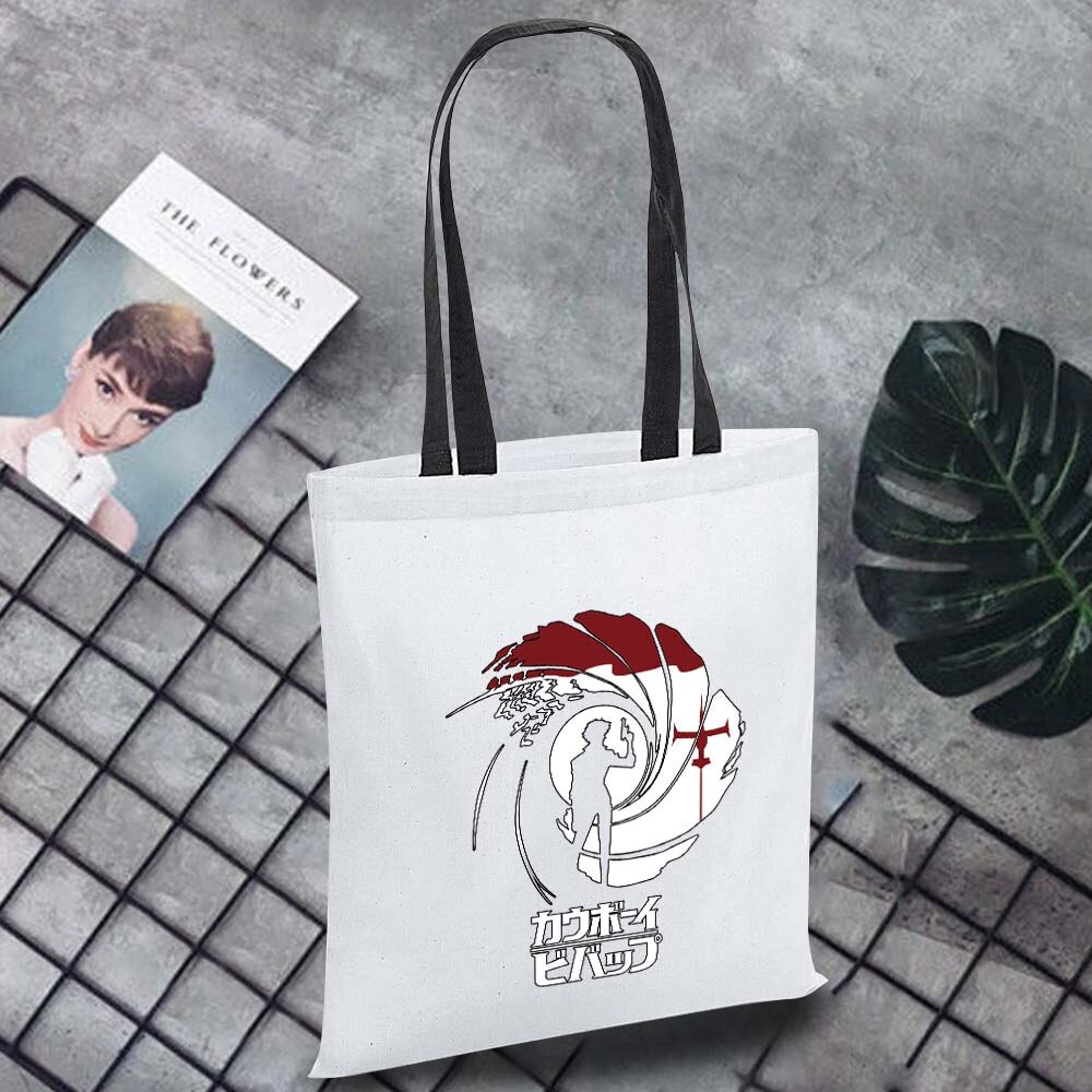 Wilde Ecobag Moeiteloos Canvas Draagtas Japan Patroon Draagbare Vrouwelijke Boodschappentas Dames Schoudertassen: japan017