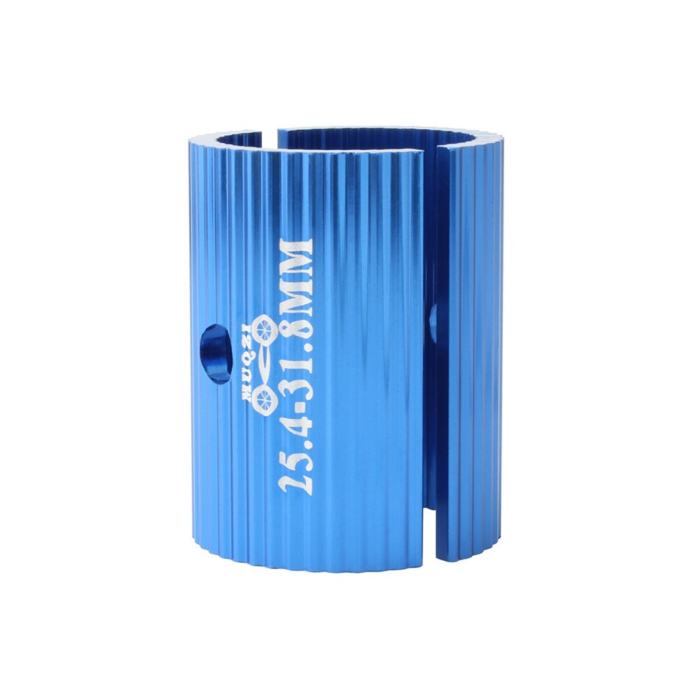 1 Pair Bike Handlebar Conversion Shim 25.4mm to 31.8mm/31.8mm to 35mm MTB Road Bicycle Handle Bar Bore Adjuster Adapter: Blue  25.4-31.8mm