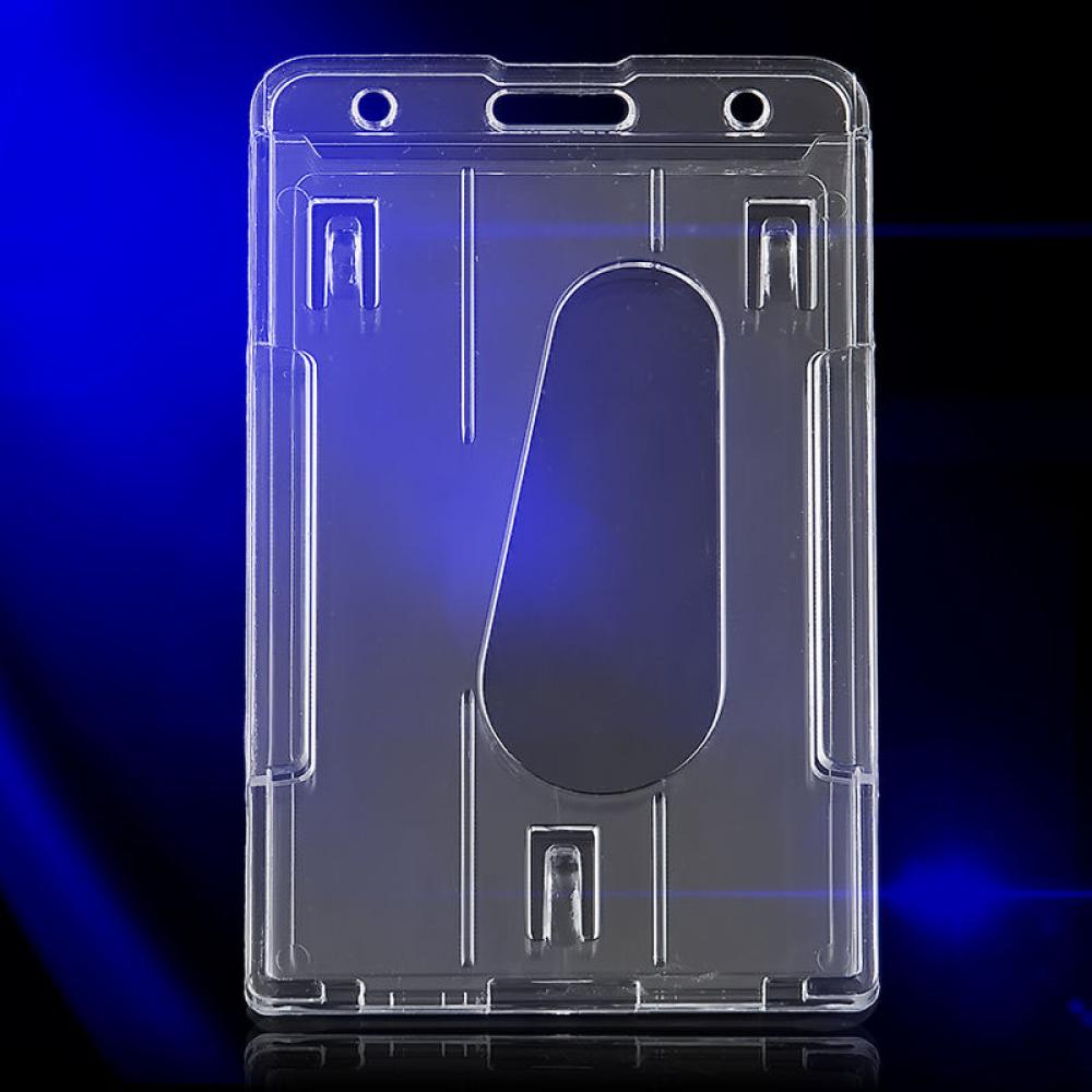 Porte-cartes de crédit en plastique Transparent, pour Bus bancaire, couverture de stockage de cartes d'identité, portefeuille de protection pour hommes et enfants,