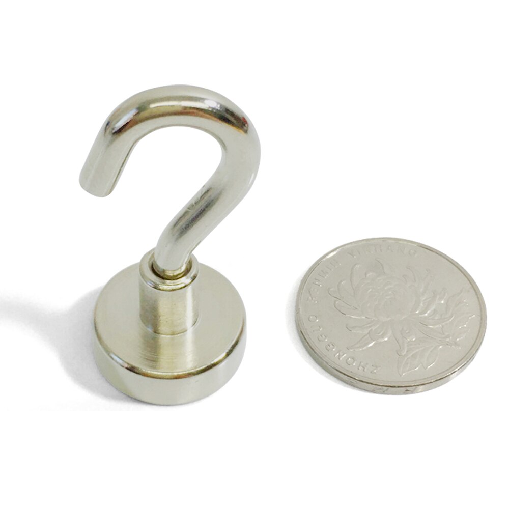 5/10 stk magnetisk krog kraftig krog magnetholder stærk magnetisk 8kg sugende vægkrog støtte kraftig vægophæng