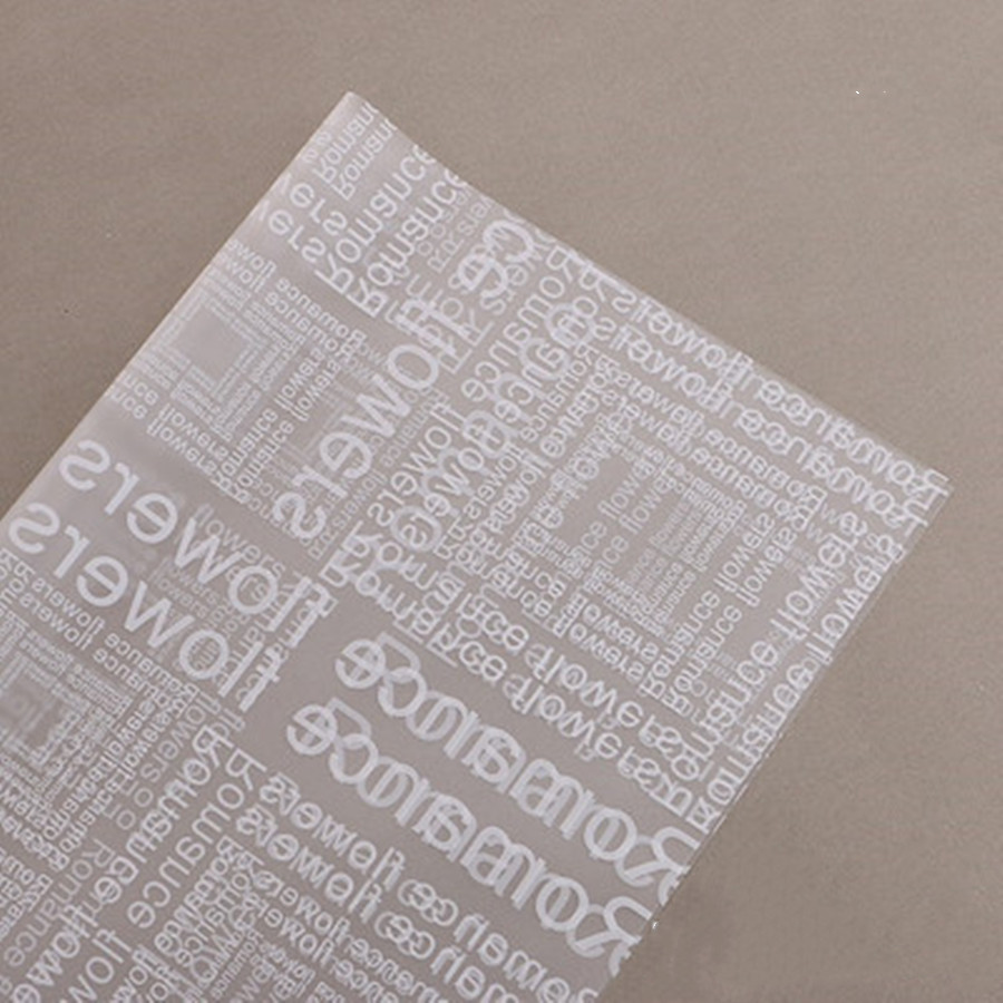 40pcs Waterproof translucent flower wrapping paper flower Wrapping Paper Packing Paper Home Decoration 60X60cm: 20   60X60cm