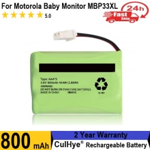 3.6v ni-mh batteri för motorola babyvakt mbp 33xl ( passar endast mbp 33s mbp 36 mbp 36s nyare 800 mah version) mbp 481 mbp 482 mbp 483