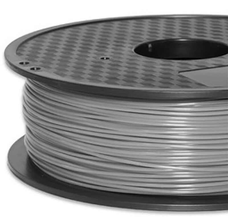 3d printer filament pla 1.75mm 1kg plast gummi forbrugsstoffer materiale 3d filamento multi-farve pla filament til 3d filamento: Grå