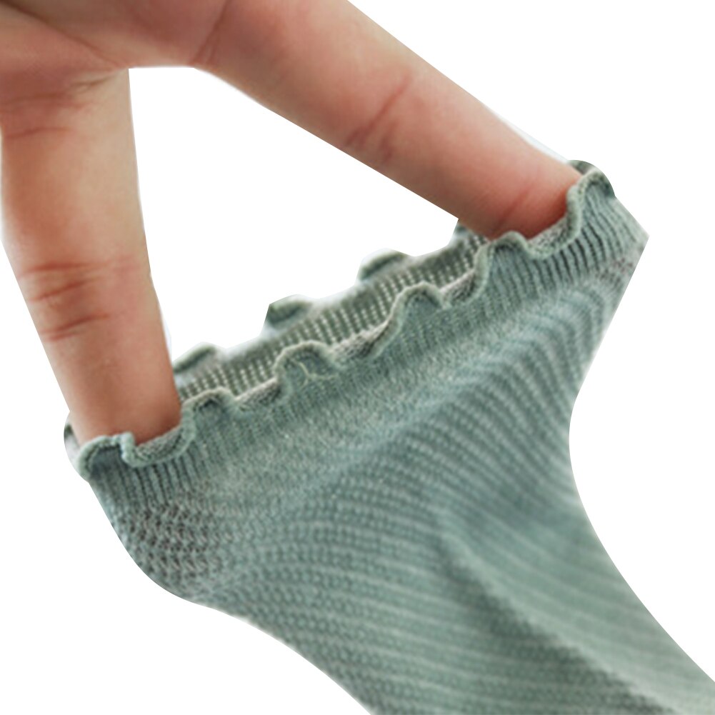 1 paire nouvelle bébé filles genou chaussettes hautes couleur unie Frill tricot doux chaussettes pour 0-5 ans