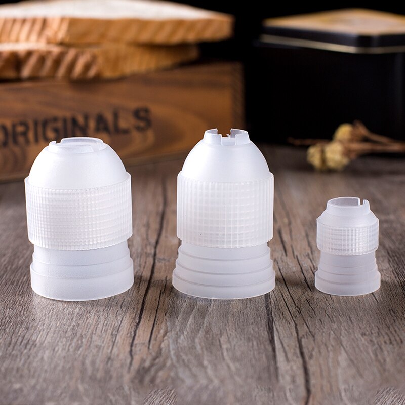 Plastic Decorating Mouth Converter Adapter Confectionery Pastry Tips Connector Nozzle Sets Cake Tools Baking Kitchen Tools