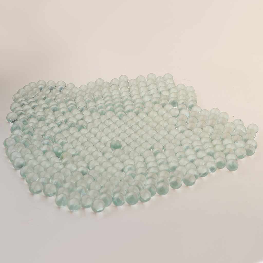 350 stk. 10mm runde klare glas marmor til fyldning af vaser akvariedekoration