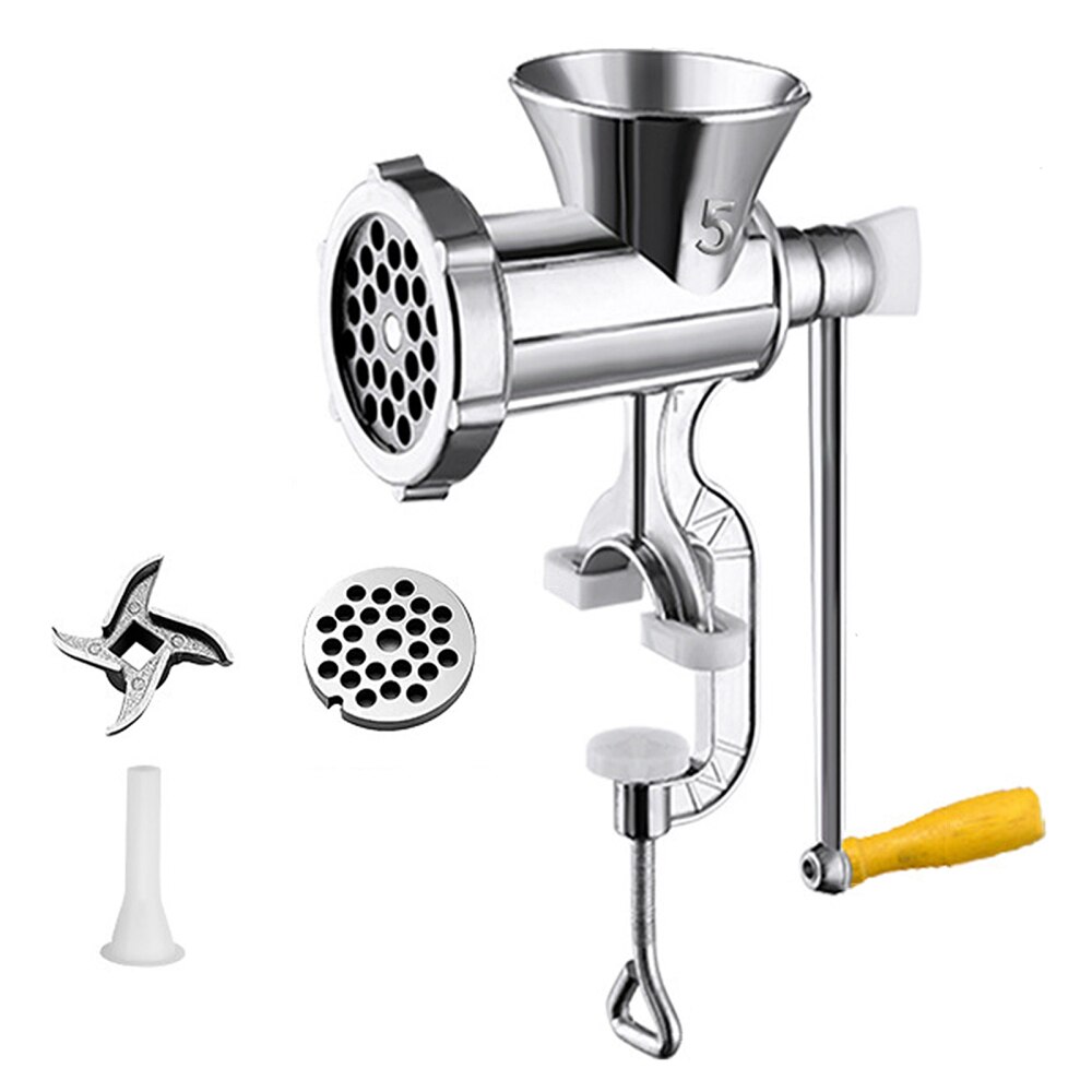 Grinder Chopped Pepper Hand-crank Aluminum Alloy Household Kitchen Tools Multifunctional Useful Sausage Machine