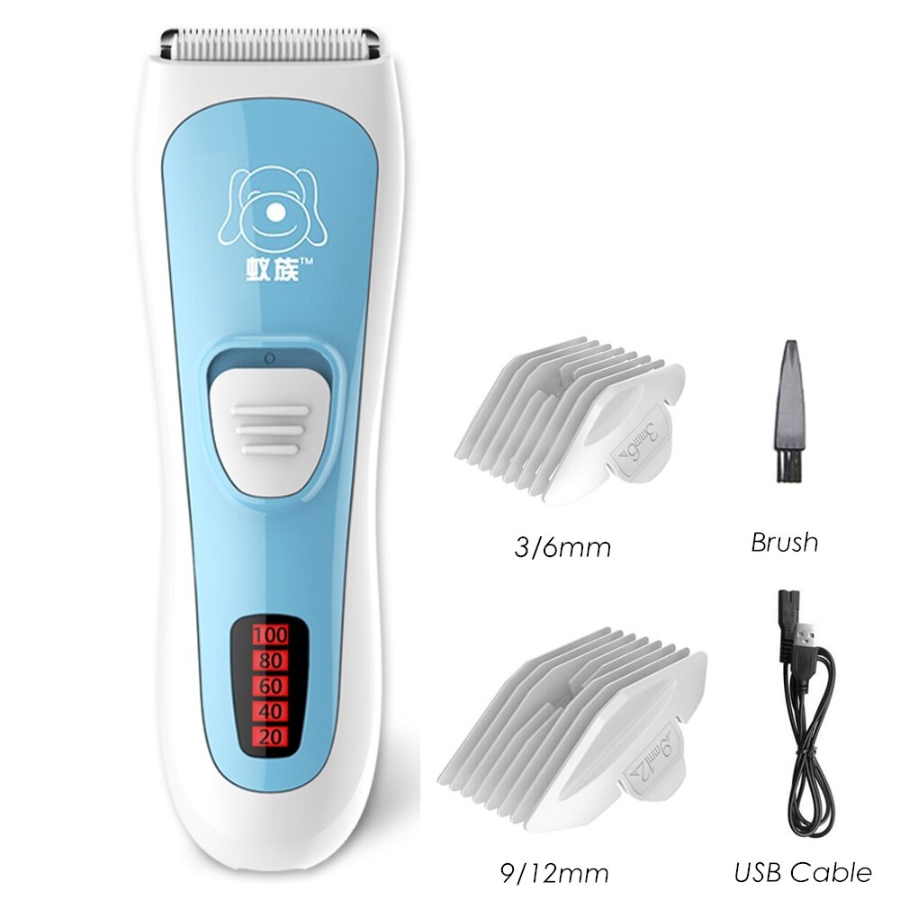 Trimmer voor huisdieren, tondeuse voor dieren, wasbaar tondeuse voor katten, scheerapparaat, elektrische schaar, grasmaaier, tondeuse: Standaard
