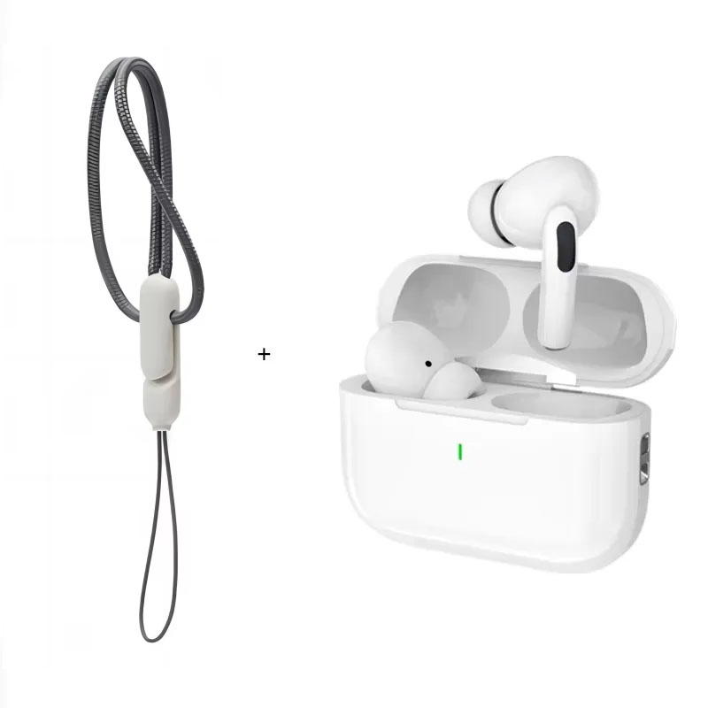 Originale pro 5 tws max trådløse bluetooth-øretelefoner med etui ørepropper støydempende headset for iphone og android-hodetelefoner: Blå