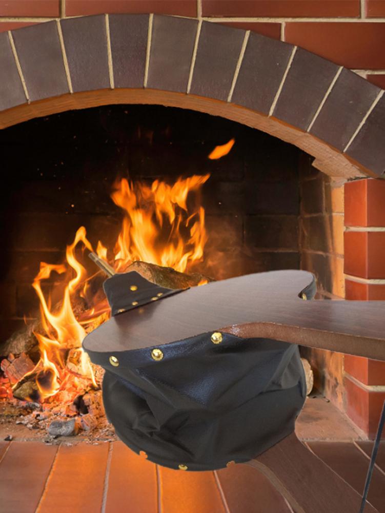 Wooden Fireplace Blower Manual Leather Blower Roasting Fire Barbecue Tool Winter Warmer Wood Stove Accessories Blower Fan