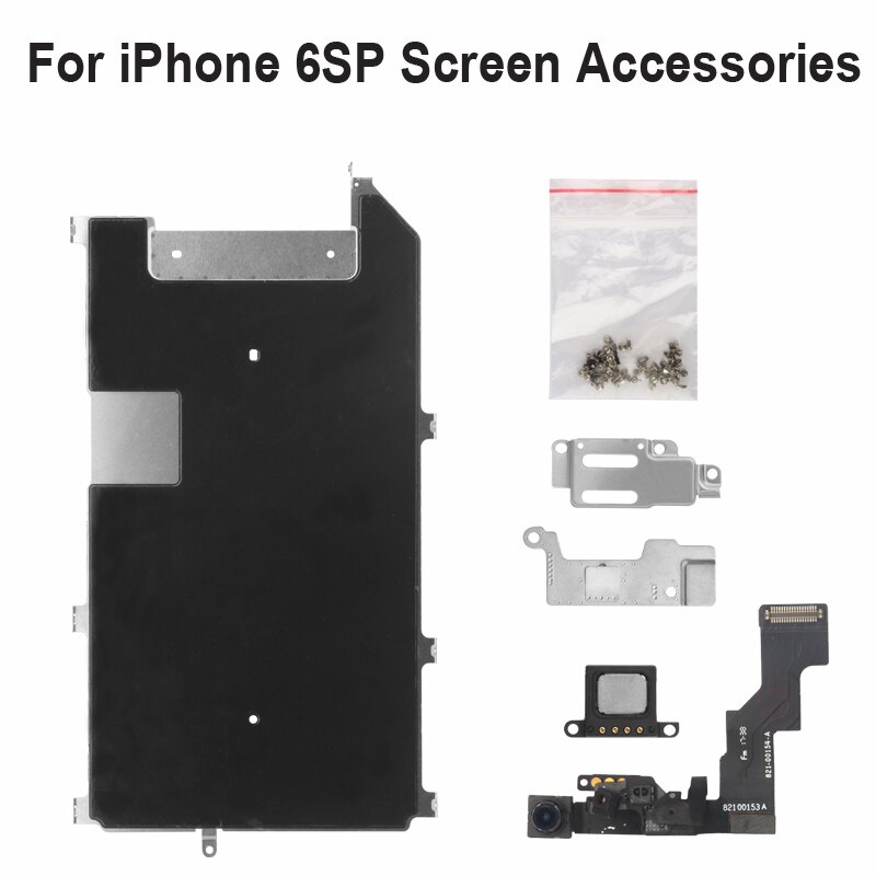 OEM for iPhone 6S Full Set of LCD Screen Parts Front Camera Home Button Key Flexible Cable Full Screws Accessories
