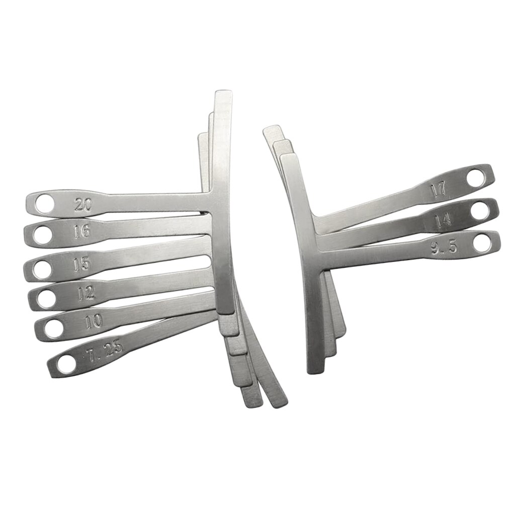 Guitar Luthier Tools Set Including 9 Pcs Understring Radius Gauge Luthier Tools