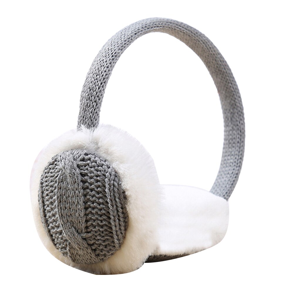 Cache-oreilles pour femmes, cache-oreilles, en peluche, tricoté, en peluche, accessoire pour filles, bandeau, hiver