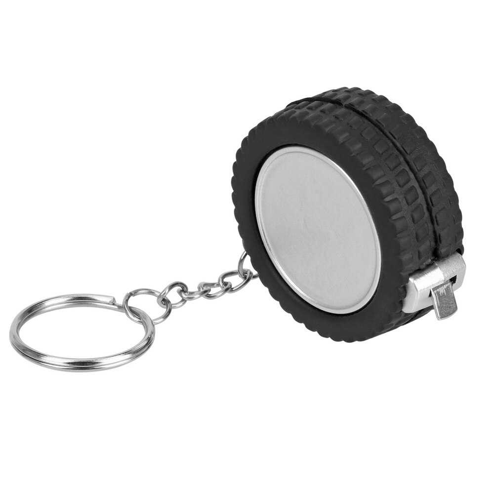 Pyssel mini infällbar tejp nyckelring linjal måttband 1m centimeter/fot syverktyg däckform för resor och camping
