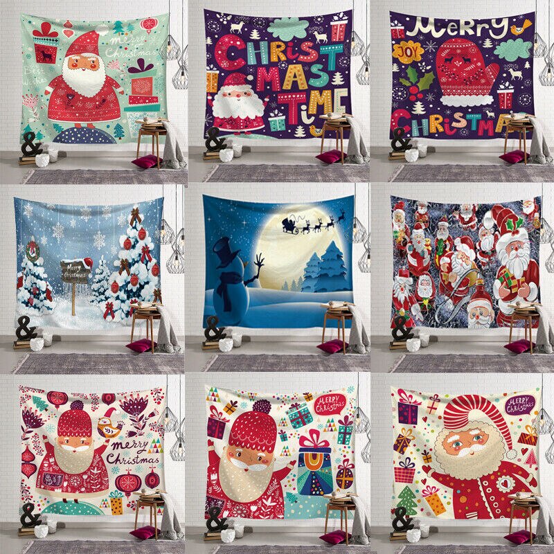 jul Kunst hjem vegghengende veggteppe veggpynt jul veggdekor