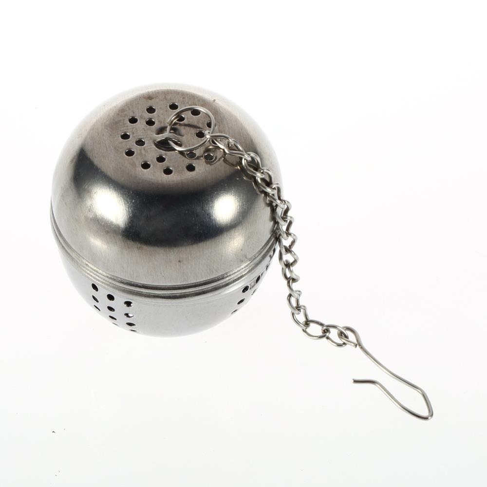 Linsbaywu 1 st världsomspännande rostfritt stål infuser sil nät te låsning krydda ägg formad boll