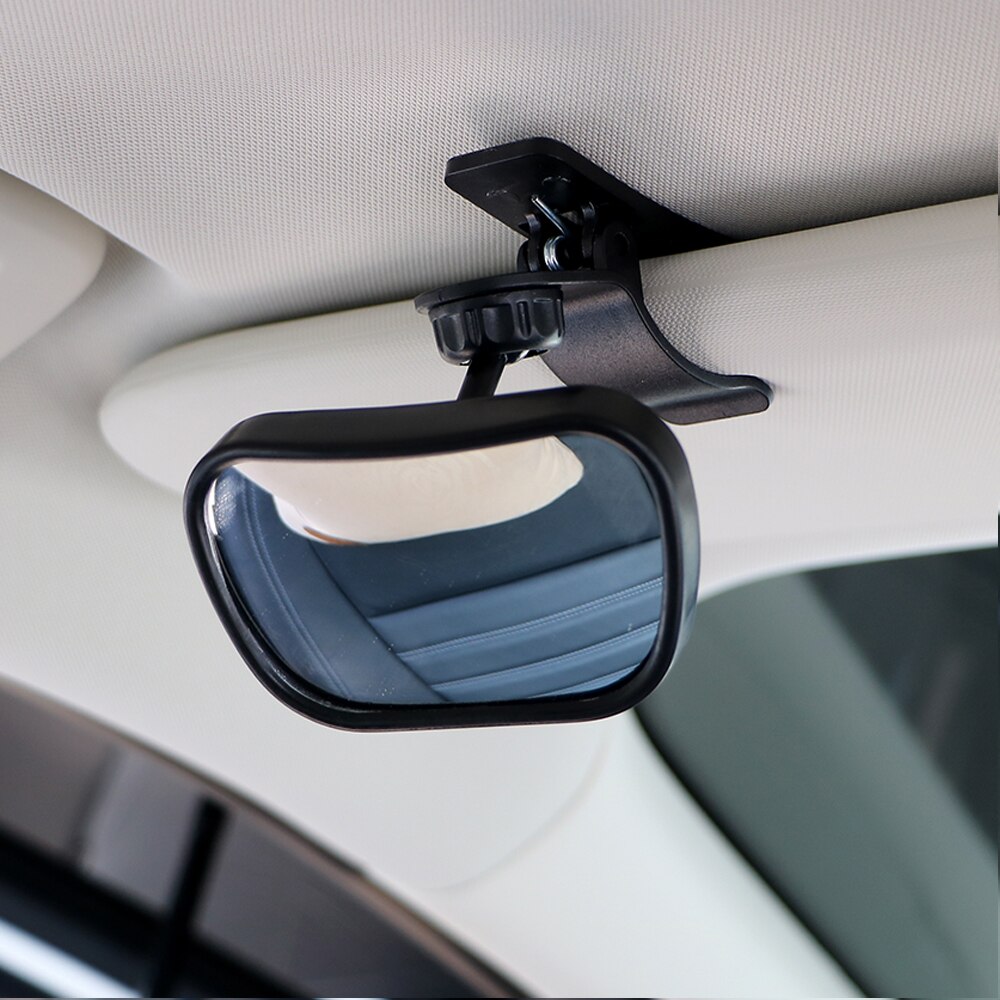 Bil barnespeil til barnesete sikkerhet auto hodestøtte baby bakspeil bil styling universal innvendig speil svart