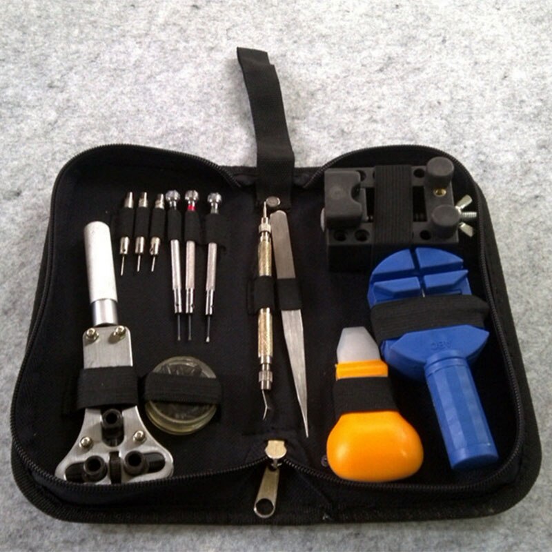 13 stk bord reparasjonsverktøy sett med bordjustering enhet stålbånd klokke fjerning kutt bytte stropp armbånd regulator: Default Title