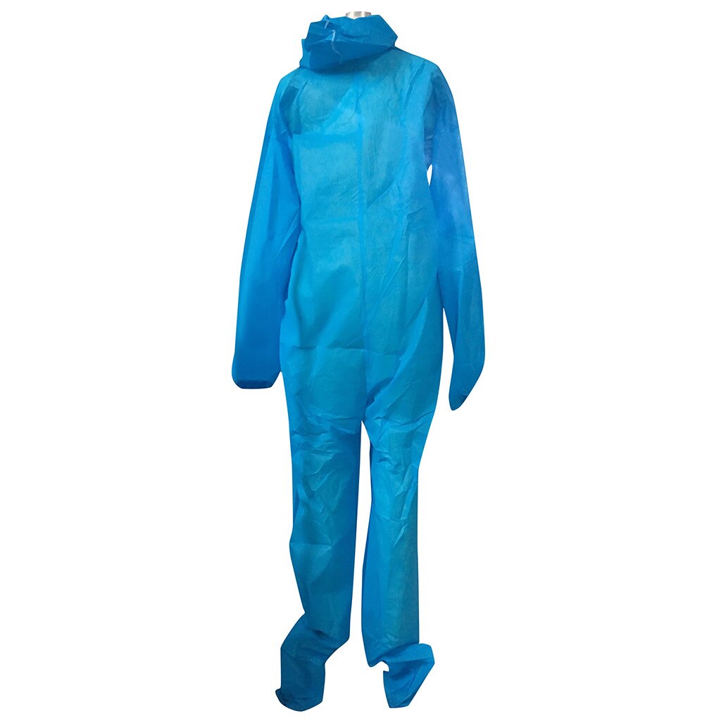 Disposable Protection Gown Dust Spray Suit Siamese Non-woven Dust-proof Anti Splash Clothing Safely Clothes In Stock#E30