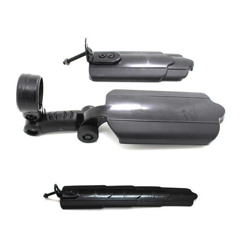1 Pair Bicycle Mudguard MTB Mountain Bike Bicycle Mud Guards Front Rear Black Cycling Set Mudguards Fender R5I2: Default Title