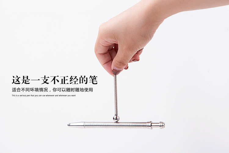 Decompression Pen Think Ink Pen Decompression Toys Fidget Anti Stress Magnetic Metal Pen Business Office Funny Cool Toys