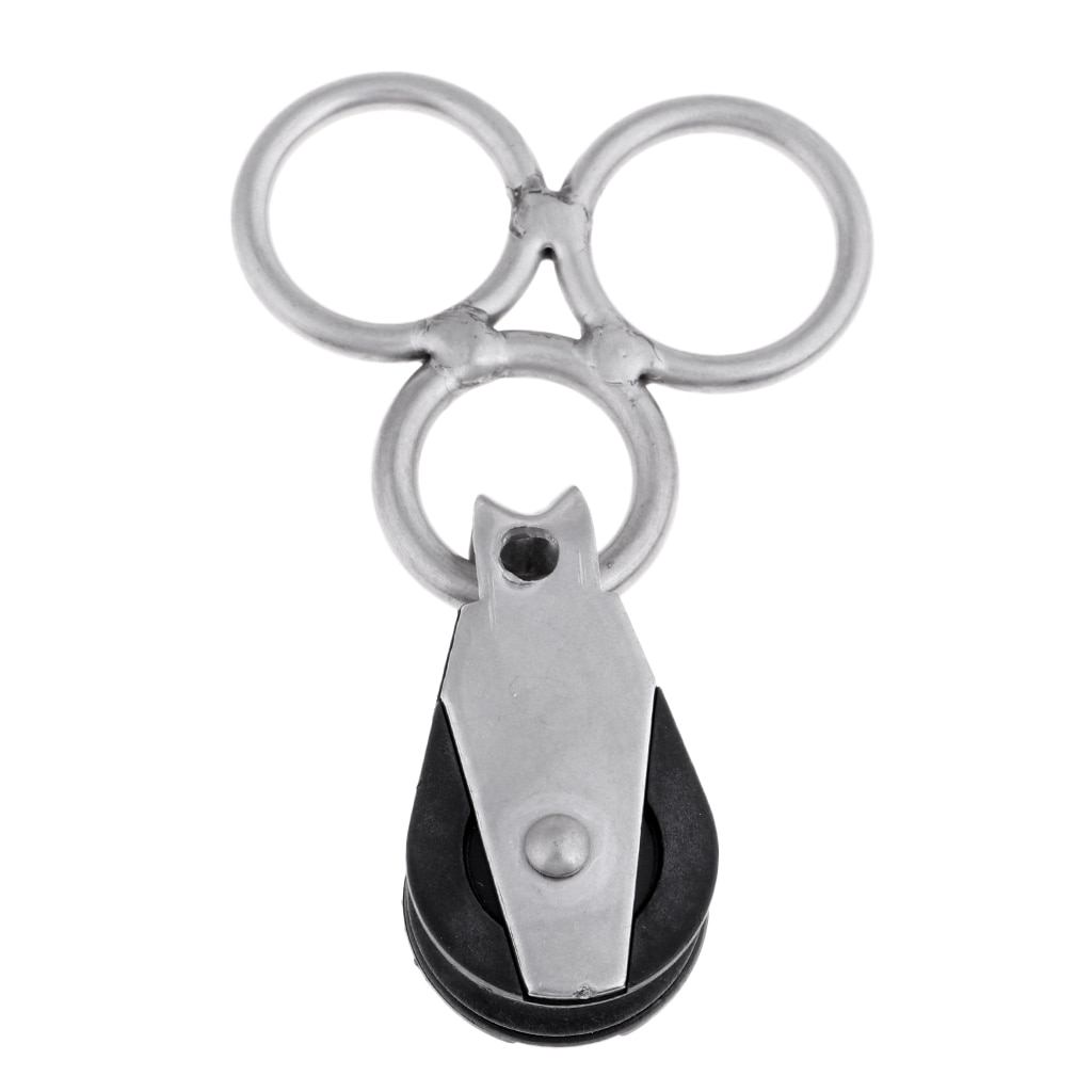 Premium Strong Stainless Steel Kitesurfing Kiteboard Kite Bar Swivel with Pulley Hardware Accessories for Snow Water Kites